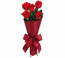 Букет 5 Красных роз Эдлесс Лав в Зюкайка
