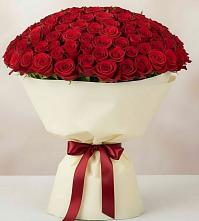 Букет 101 Красная роза Милано в Зюкайка