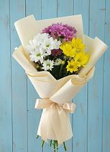 Букет цветов из:  Хризантемы в Зюкайка