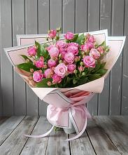 Букет Розовый кустик #REPLACE_PRED# Зюкайка