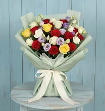 Букет цветов из:  Розы #REPLACE_PRED# Зюкайка