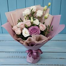 Букет цветов из:  Розы и Лизиантусы #REPLACE_PRED# Зюкайка
