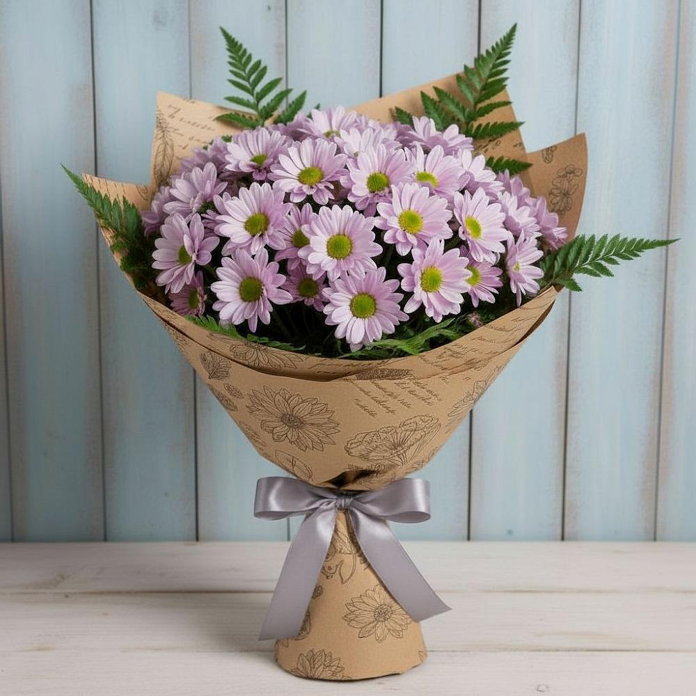 Букет цветов из: Хризантемы в Зюкайка