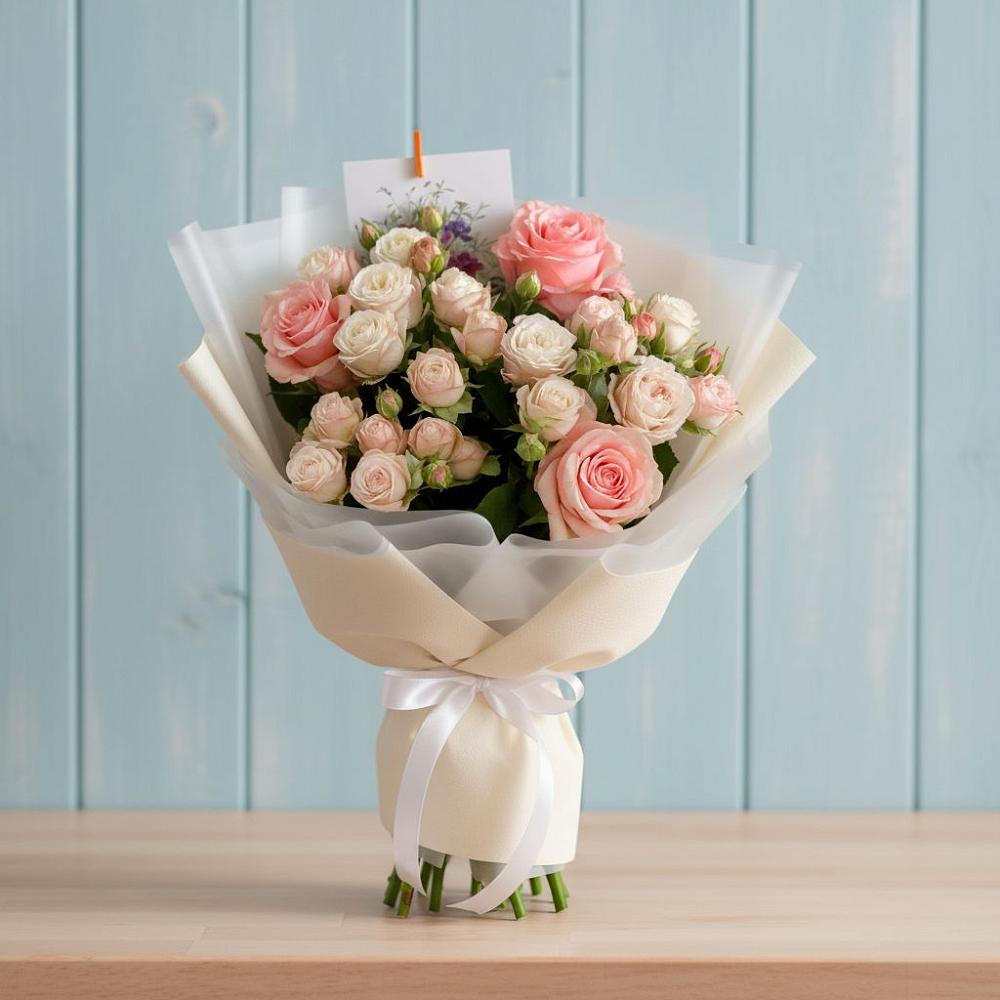 Букет цветов из: Розы в Зюкайка