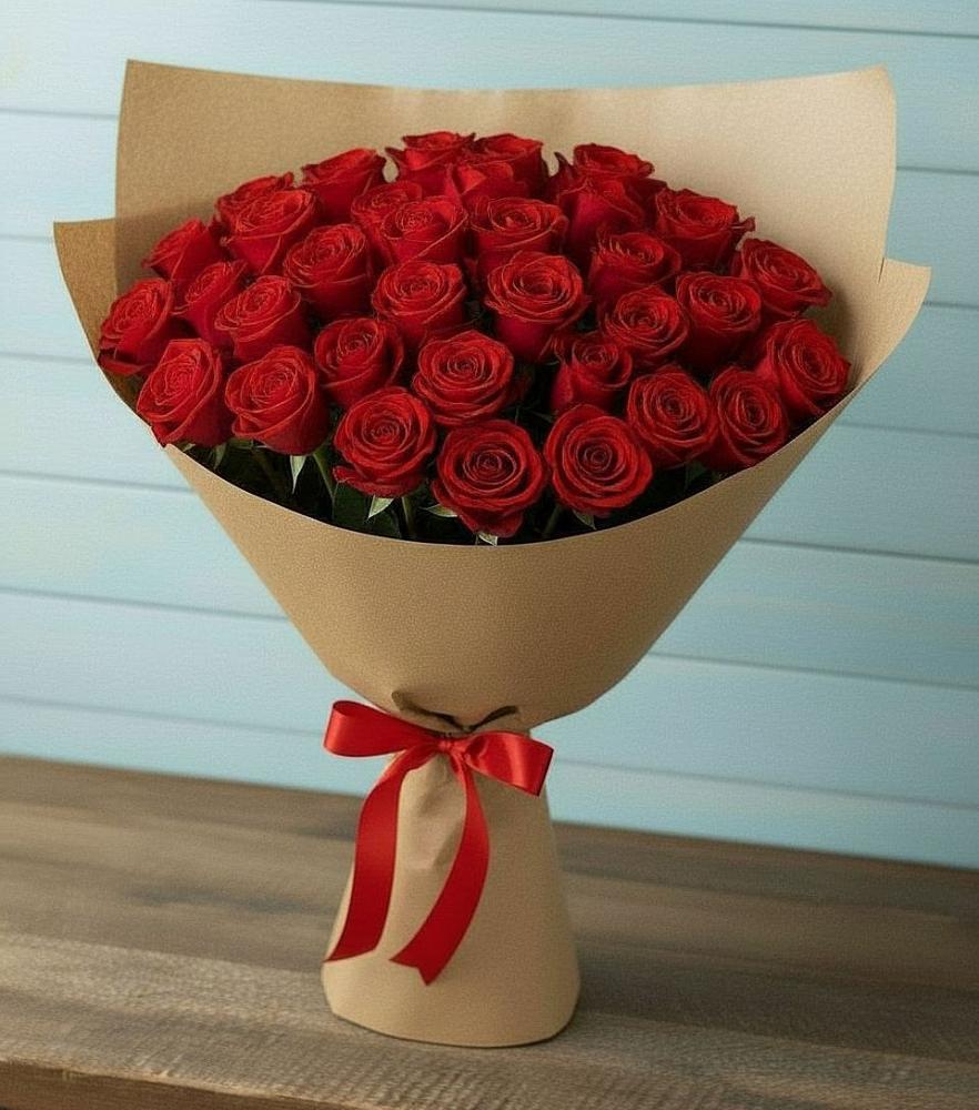 Букет Красные розы Милано в Зюкайка