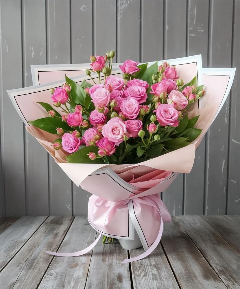 Букет Розовый кустик в Зюкайка