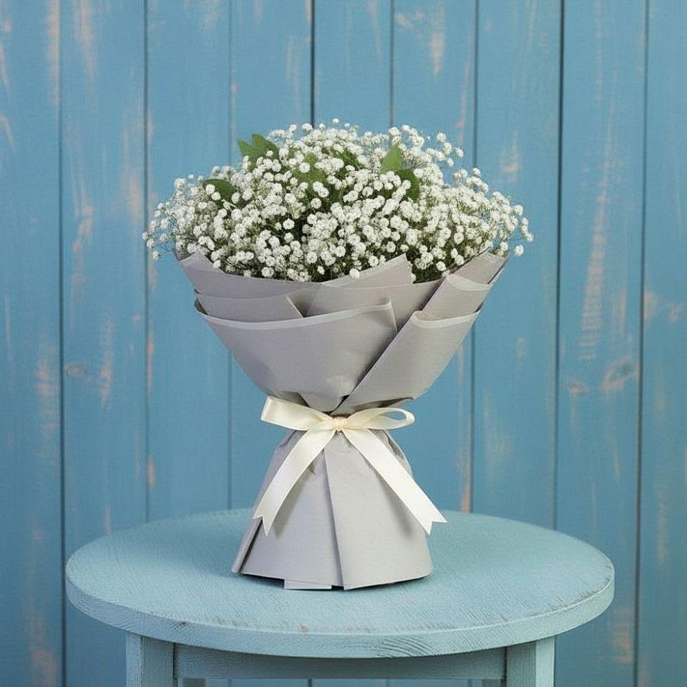 Букет цветов из: Гипсофила в Зюкайка