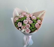 Букет цветов из:  Розы и Хризантемы в Зюкайка