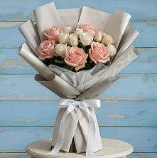 Букет цветов из:  Розы в Зюкайка