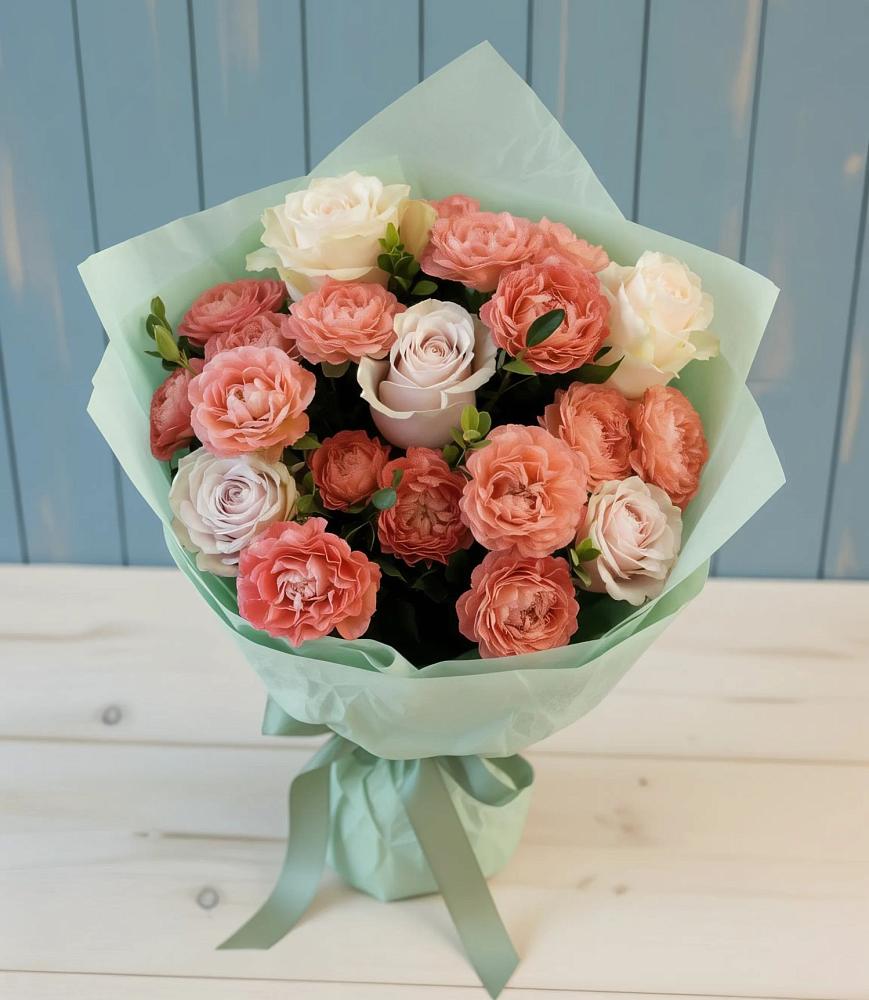 Букет цветов из: Розы в Зюкайка