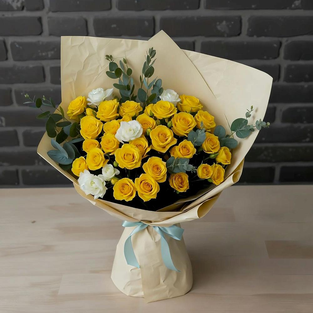 Букет цветов из: Розы в Зюкайка